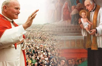 Os encontros de João Paulo II com a família Palotina